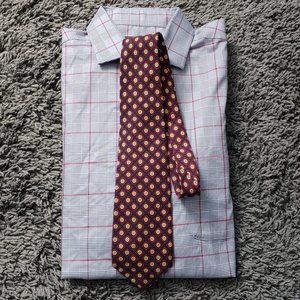 Good Used Condition Men's POLO by RALPH LAUREN 100% Wool Hand Made Tie
